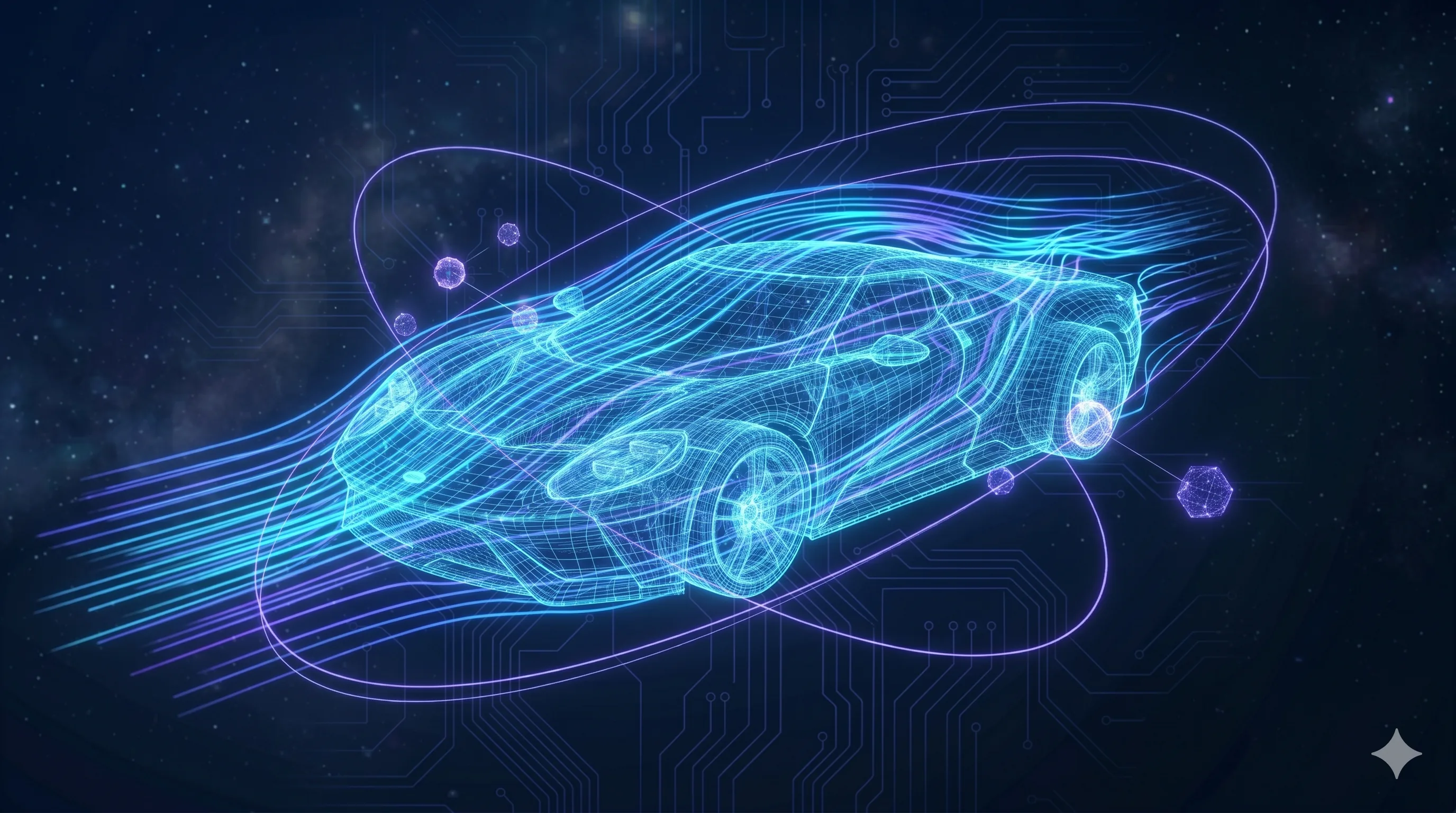 Otomotiv aerodinamik CFD görselleştirme
